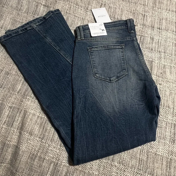 KANCAN TWISTED INSEAM LOW RISE BOOT CUT JEANS 15/31